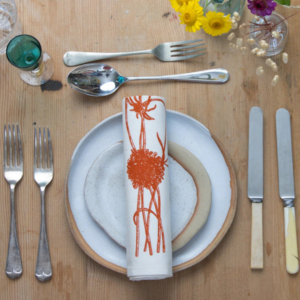 Garden Flowers Napkins Set Of 6