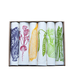 Harvest Vegetable Napkins Set Of 6
