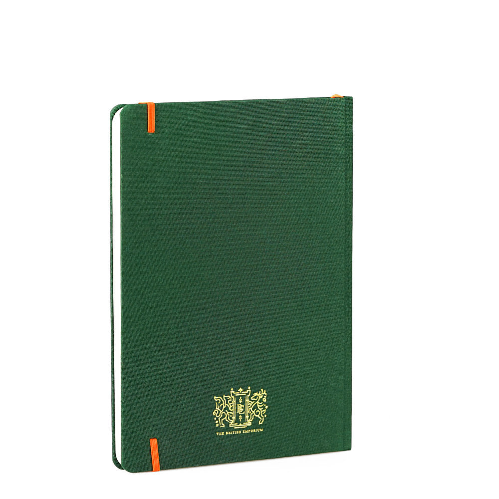 Jewel Green Woven Hardback Notebook