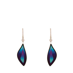 Ocean Purple Drop Earrings