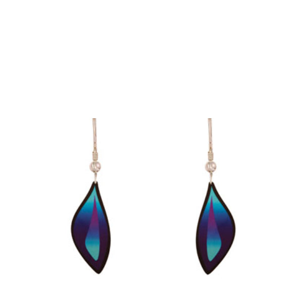 Ocean Purple Drop Earrings