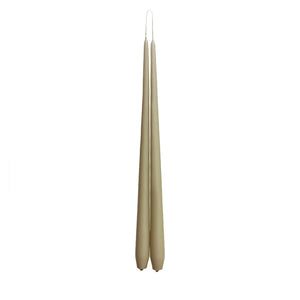 Olive Tapered Dinner Candle Hanging Pair