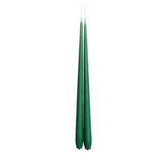 Evergeen Tapered Dinner Candle Hanging Pair