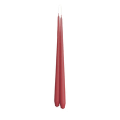 Wine Tapered Dinner Candle Hanging Pair