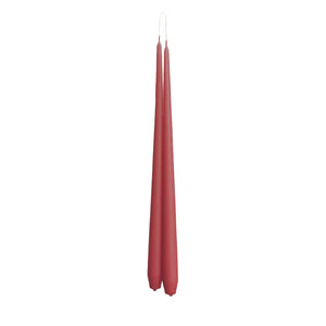 Wine Tapered Dinner Candle Hanging Pair