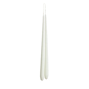 Ivory Tapered Dinner Candle Hanging Pair