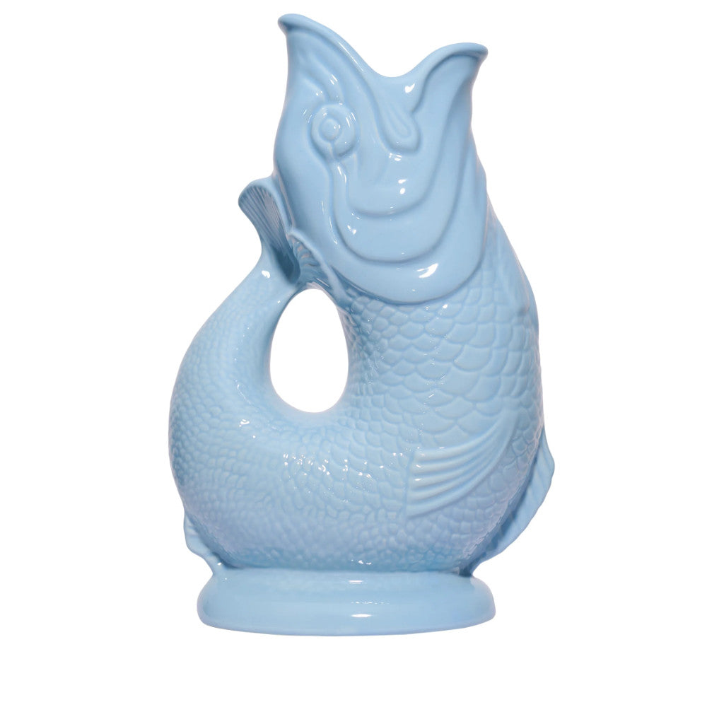 Pale Blue Gluggle Jug Pitcher 1.2L
