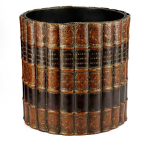 Antique Books Library Waste Paper Bin