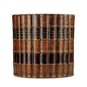 Antique Books Library Waste Paper Bin
