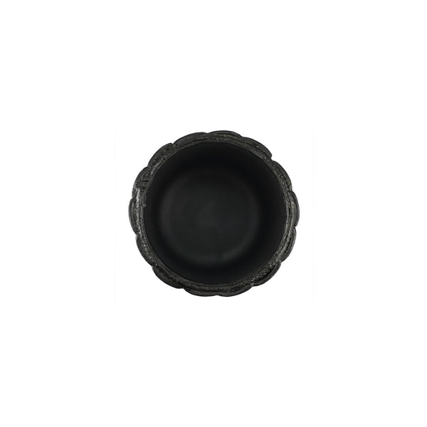 Antique Books Pen Pot Black Leather