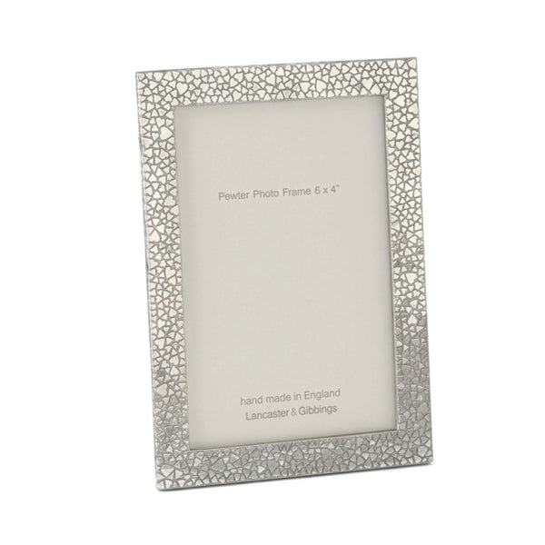 Mosiac Pewter Photo Frame 6x4"