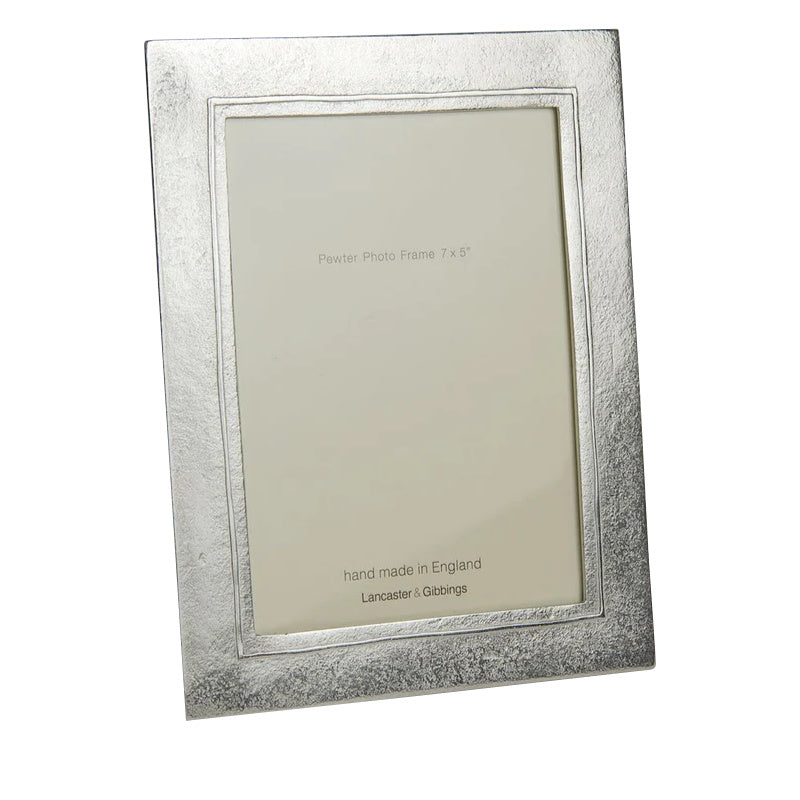 Raised Line Pewter Photo Frame 7x5"
