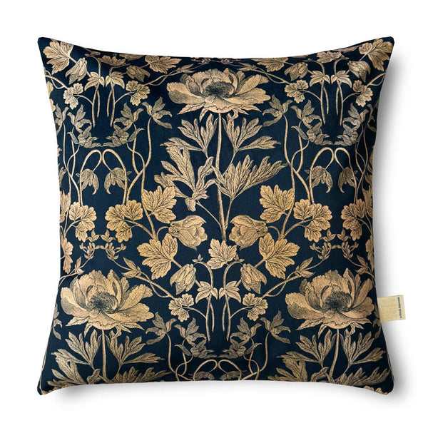 Briarine Luxury Velvet Cushion With Feather Filling Navy