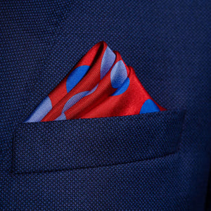 Planetarium Polka Dot Silk Pocket Square