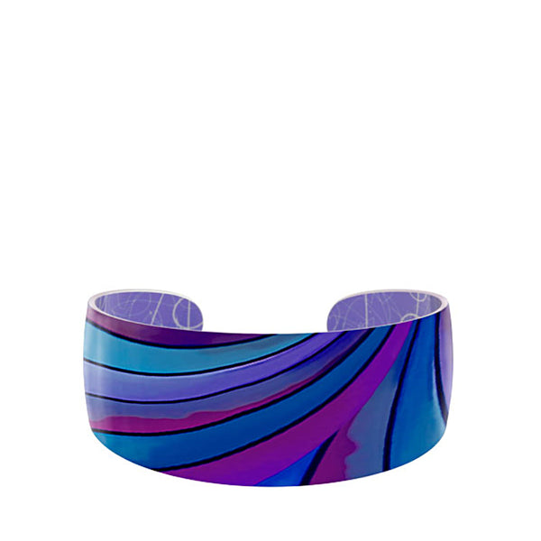 Ribbon Blue Bangle Bracelet
