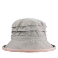 Matilda Packable Rain Hat Grey Rose