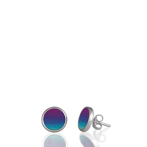 Ocean Purple Stud Earrings