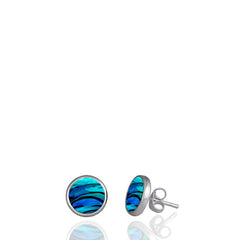 Rose Blue Stud Earrings