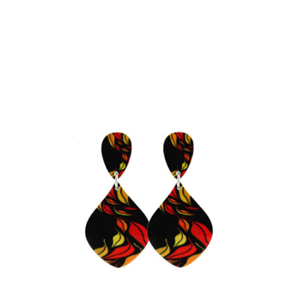 Seasons Red Drop Earrings