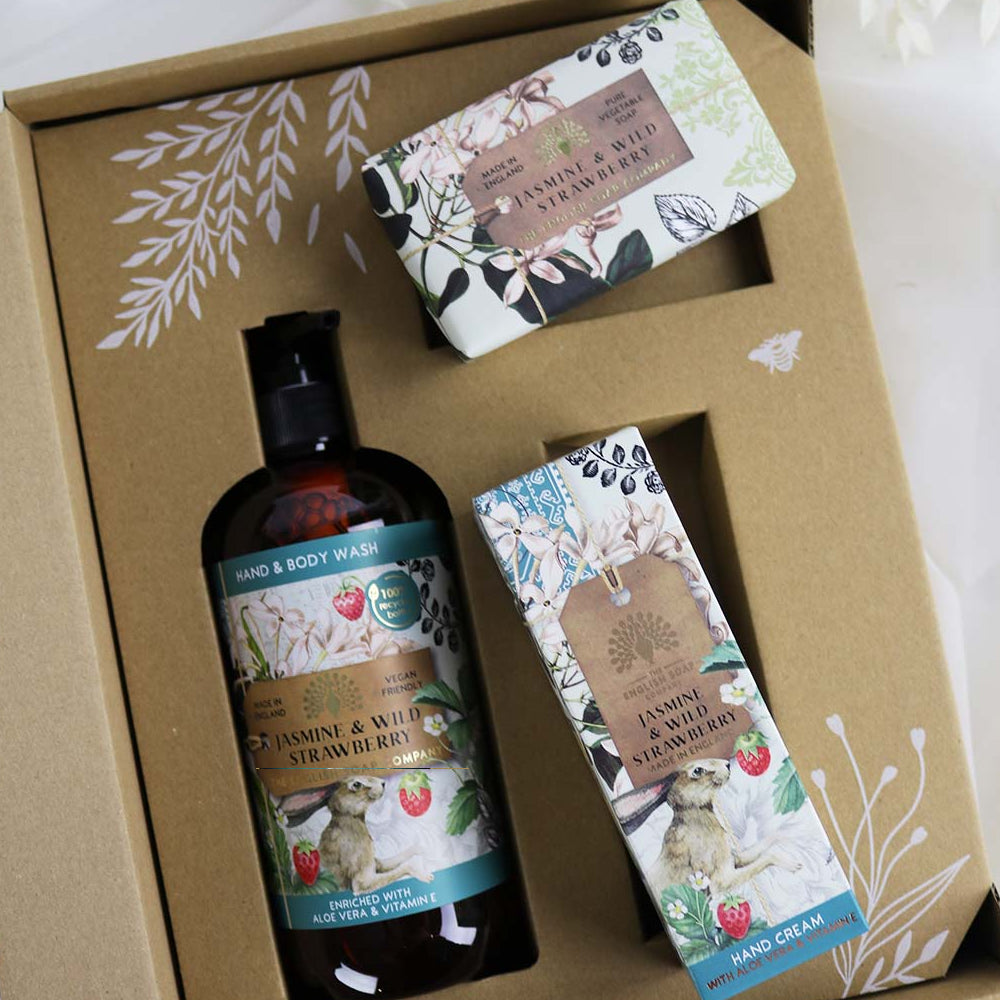 Jasmine & Wild Strawberry Hand & Body Gift Box