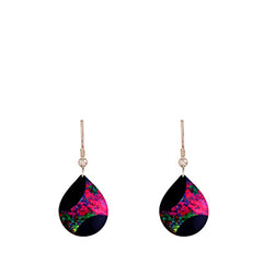 Starburst Pink Drop Earrings