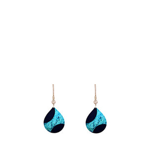 Starburst Turquoise Drop Earrings