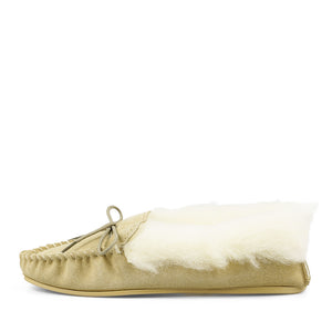 Lambswool Lined Collared Moccasins