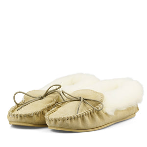 Lambswool Lined Collared Moccasins