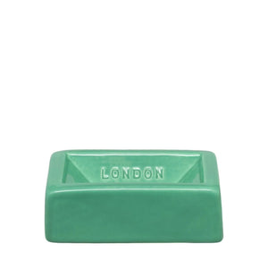 London Brick Soap Dish Green