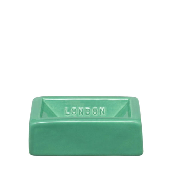 London Brick Soap Dish Green