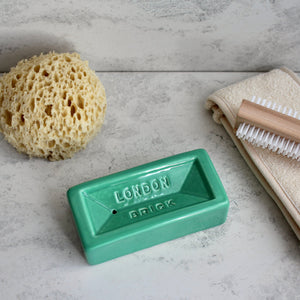 London Brick Soap Dish Green