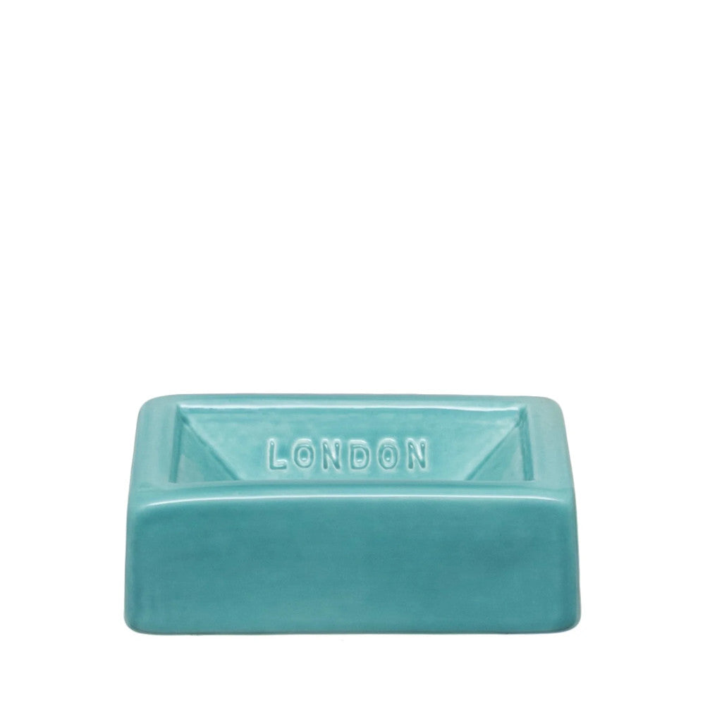 London Brick Soap Dish Turquoise