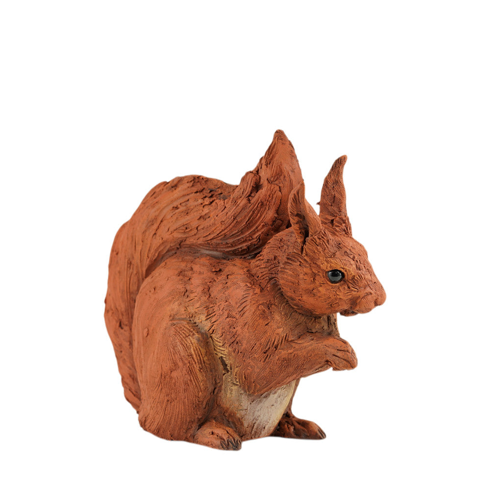 Red Squirrel Ceramic Sculpture Life Size