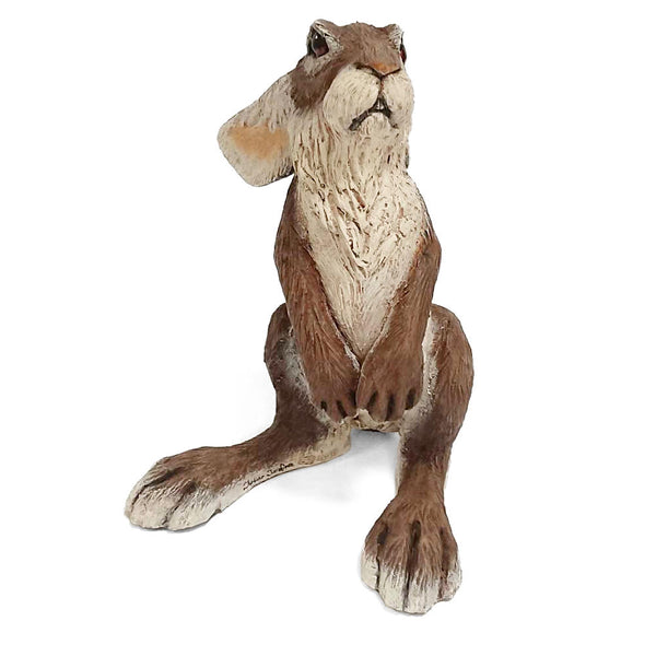 Standing Hare Ceramic Sculpture