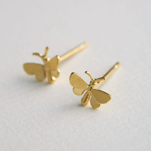 Tiny Butterfly Stud Earrings