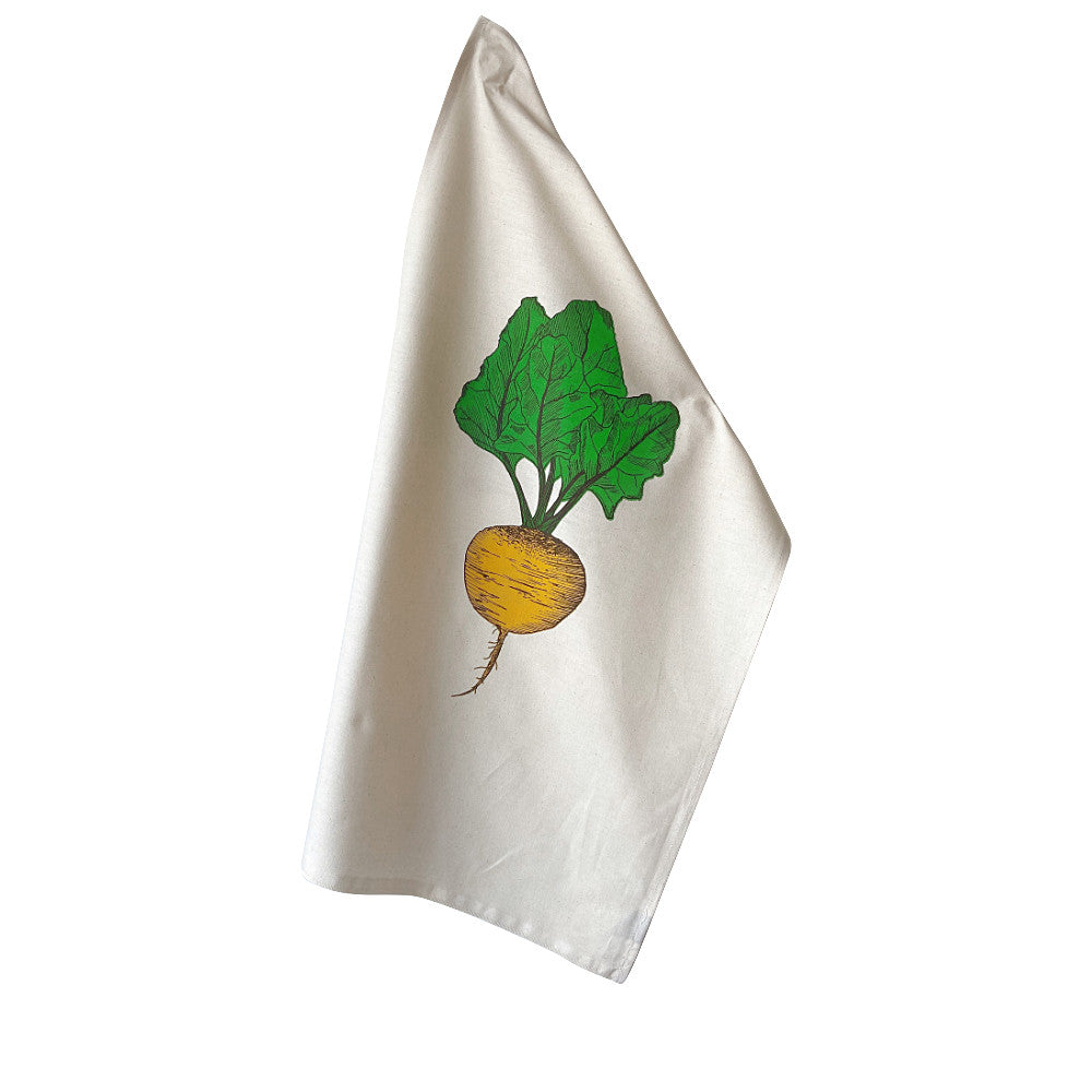 Golden Beet Vegetable Tea Towel
