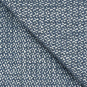 Truro Pure New Wool Throw Blanket Antarctic Blue