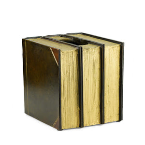 Antique Books Tissue Box Holder