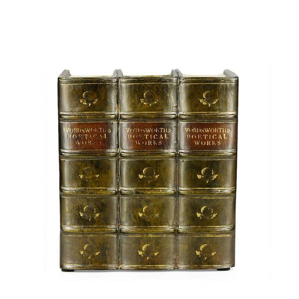 Antique Books Tissue Box Holder