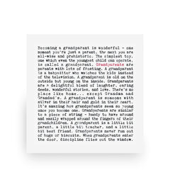 Grandparents Quotes Art Print