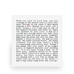 Mum Quotes Art Print