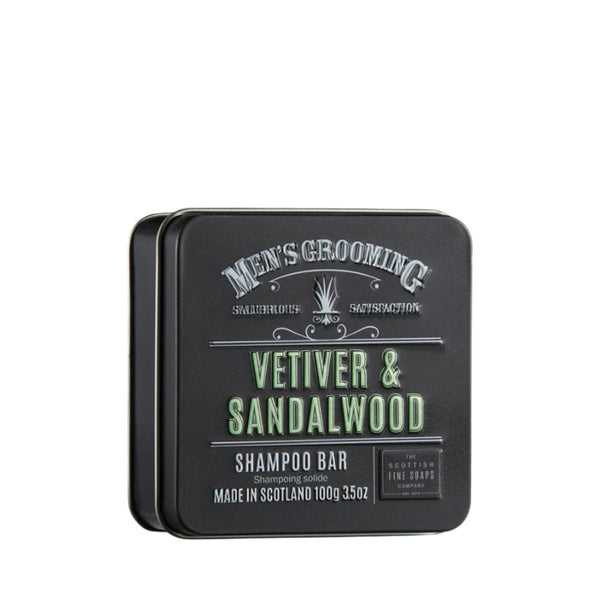 Vetiver & Sandalwood Shampoo Bar 100g