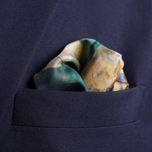 Victory At Last Motor Racing Silk Pocket Square