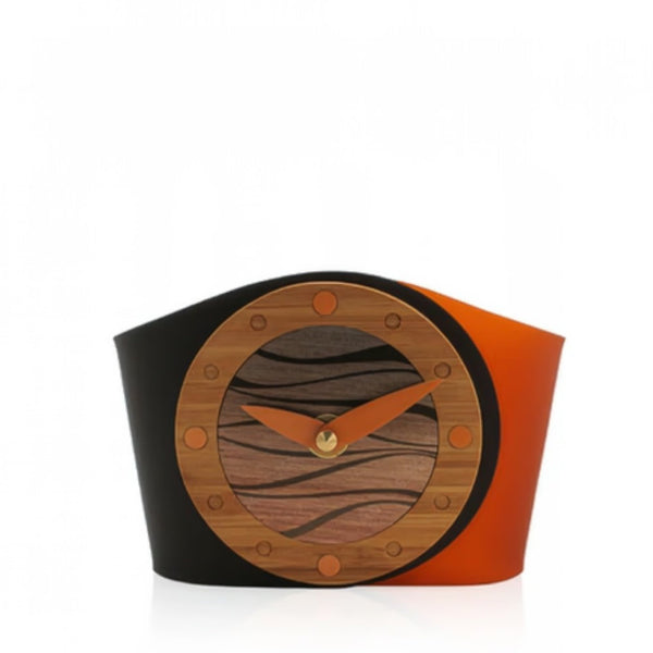 Wave Desk Clock Orange