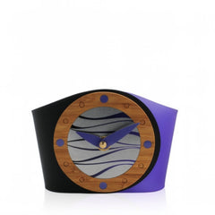 Wave Desk Clock Purple