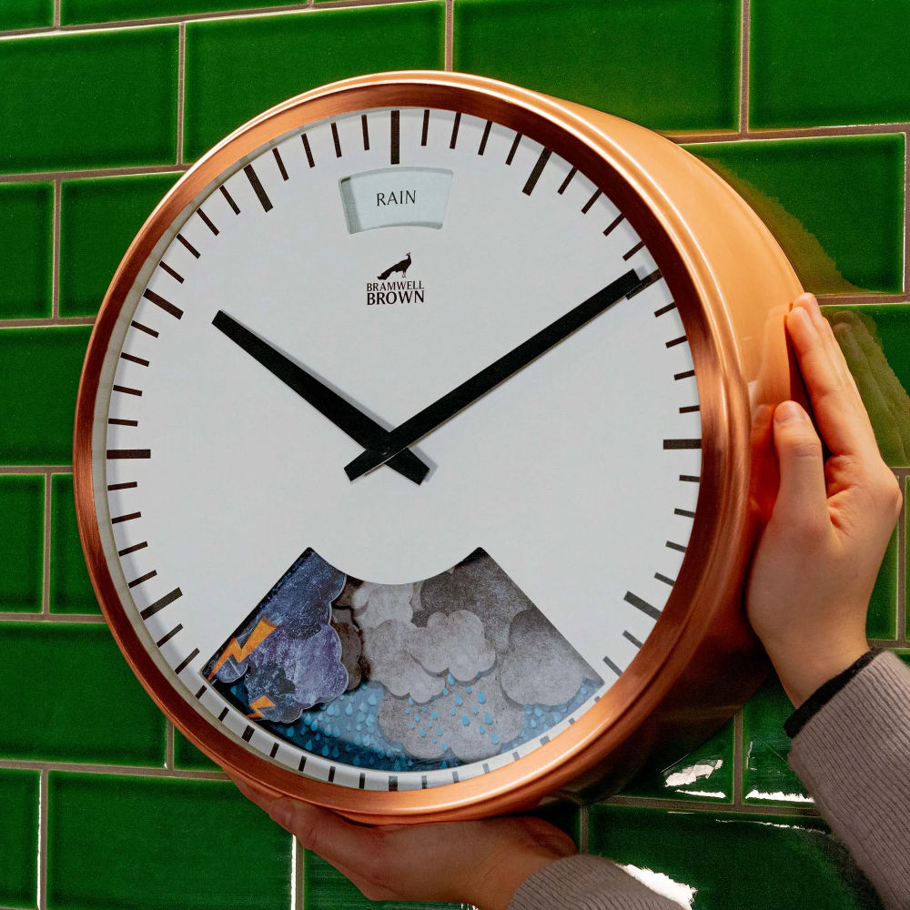 Weather Clock Copper Frame