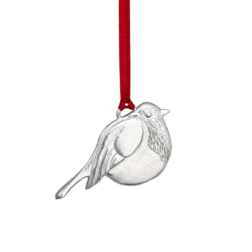 Robin Pewter Christmas Decoration