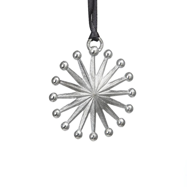 Star Pewter Christmas Decoration
