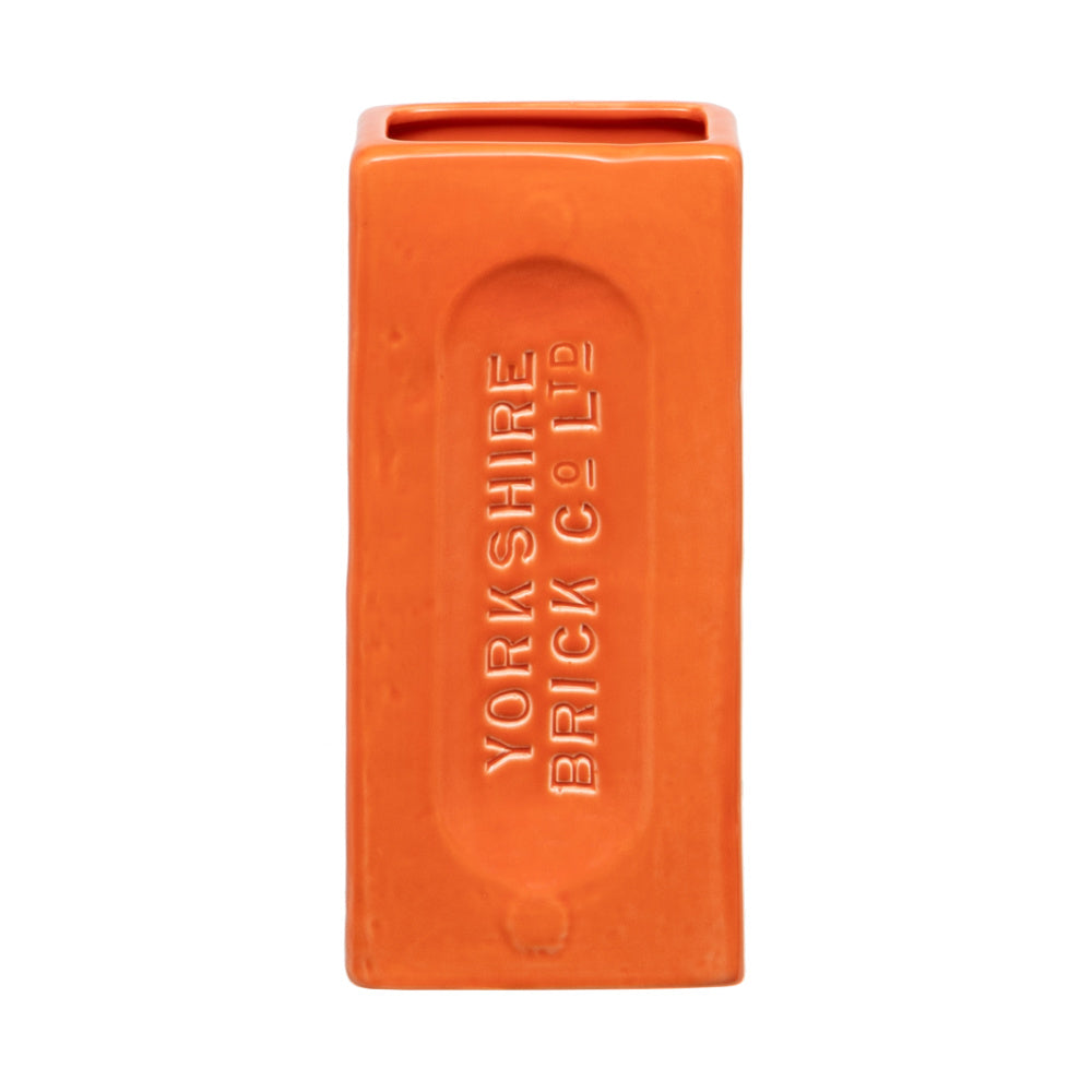 Yorkshire Brick Vase Orange