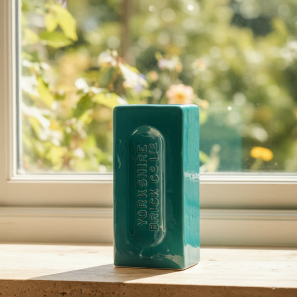 Yorkshire Brick Vase Teal
